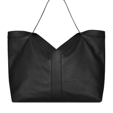 Saint Laurent Women Large Leather Tote