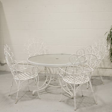 Peacock Vintage Outdoor Dining Set