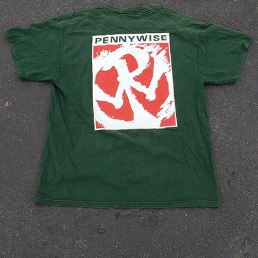 Vintage Pennywise T-shirt 1990s XL Alternative Rock band tee 