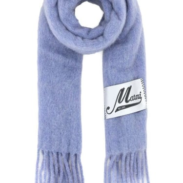 Marni Women Light Blue Alpaca Blend Scarf