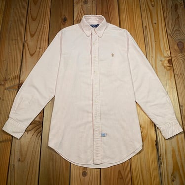 90s Ralph Lauren shirt / vintage white cotton oxford | ReCAP