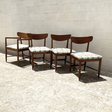 Walnut Midcentury Chair Set of 4