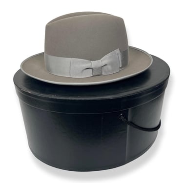 帽子 30s VINTAGE No.1 STETSON 7 56cm 30s Vintage Stetson Hat Classic Bowler Black 7 1/4 Large