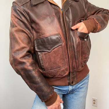 50s Hercules Horsehide A2 leather jacket 