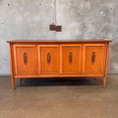 Vintage Mid Century Modern Walnut Credenza by Morgaton