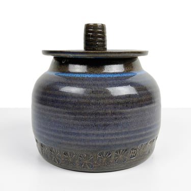 Ted Halpern Ceramic Stoneware Lidded Jar 