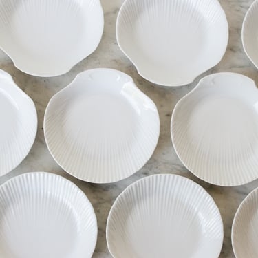Limoges Shell Plate Set of 4