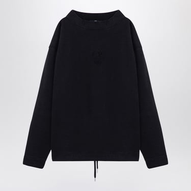 C.P. Company Black Cotton Sweater Men