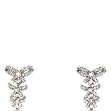 Alessandra Rich Women Embellished Metal Earrings