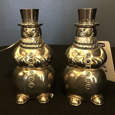 Metal Snowmen S+P Shakers (Seattle)