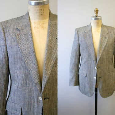 1950s Tweedy Silk Men's Sports Coat 