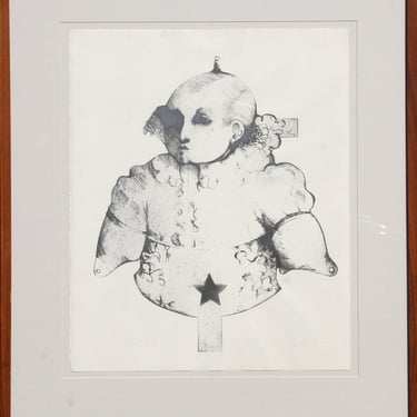 Ramon Santiago, Paper Doll, Lithograph 