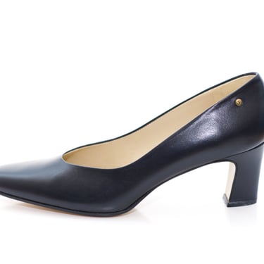 Vintage Etienne Aigner Navy Blue Pumps | Size 8 