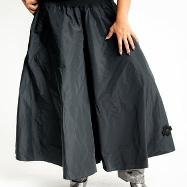 Smocked Waist Full Wide Leg Pants