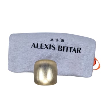 Alexis Bittar - Gold Lucite Ring Sz 7