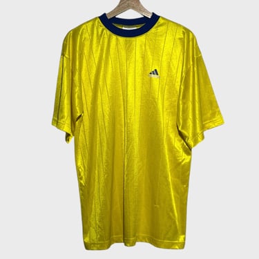 Vintage 1990s adidas Yellow Soccer Jersey L