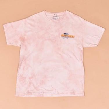 Pink Brothers Tee Shirt Dyed with Avocado By Hanes Authentic, XL
