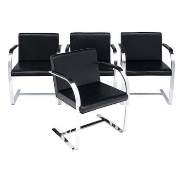 Set of Brno Chairs by Mies van der Rohe
