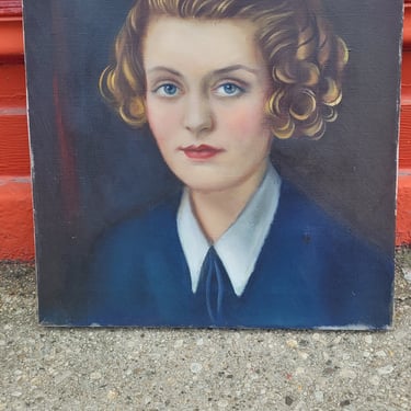 1941 Art Deco Portrait of a Woman 
