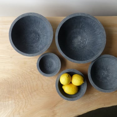 Concrete Bowl Set of 5 