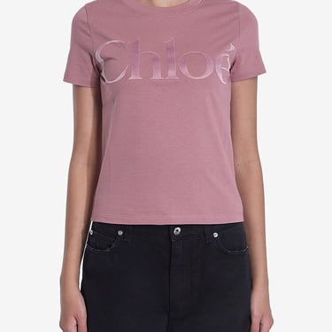 Chloe Women Logo T-Shirt