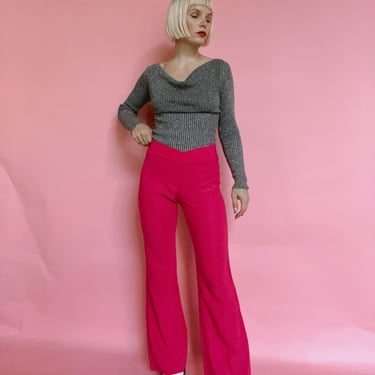 Vintage Y2K Pink Low Rise Pants 