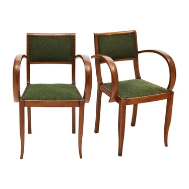 Art Deco Period French Bridge Chairs