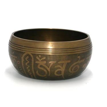 vintage tibetan singing bowl 