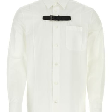 Versace Man White Poplin Shirt