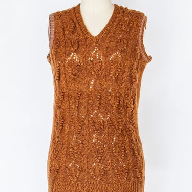 1930s Sweater Vest Wool Knit S 