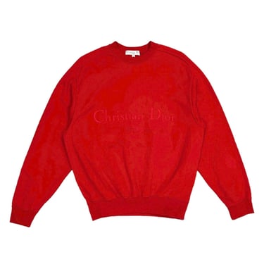 Dior Red Logo Sweater