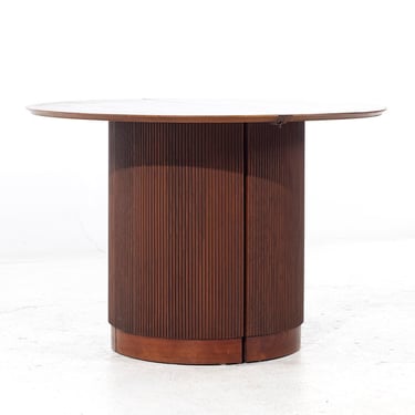 Lane First Edition Mid Century Walnut Expanding Table with 1 Leaf - mcm 