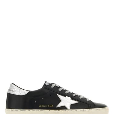 Golden Goose Deluxe Brand Woman Black Leather Hi Star Sneakers