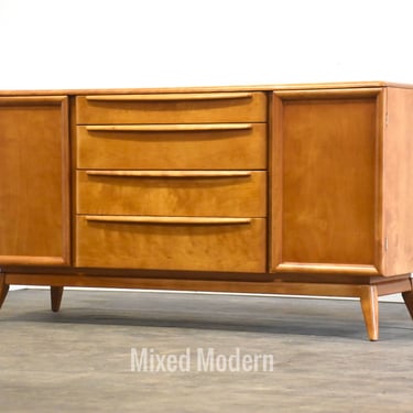 Refinished Maple Credenza by Heywood Wakefield 
