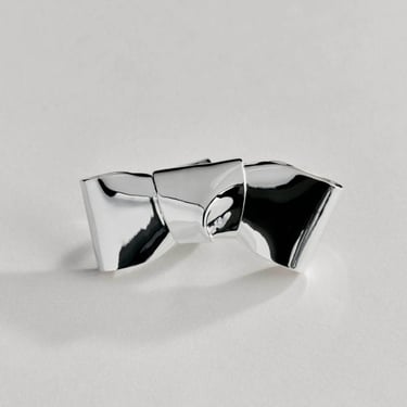 Annika Inez Grand Cravat Ring - Silver