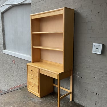 MCM Maple Bookcase Desk | GoodWood - U St - Washington, DC | ATTIC