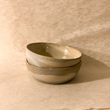Grey/White Marbled Bowl
