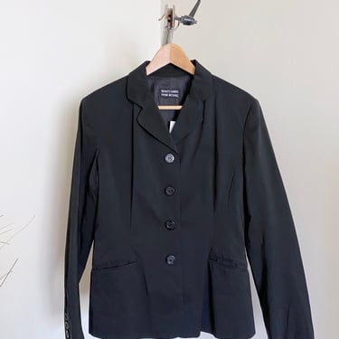 Vintage 90's Moschino Jeans Black Blazer, S M 