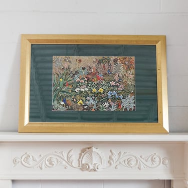 1970s dom robert tapestry print "les enfants de lumière"