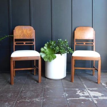 Art Deco Accent Chairs (set of 2)