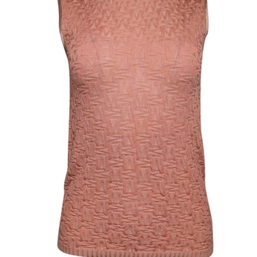 Missoni - Peach Logo Knit Tank Top Sz 4