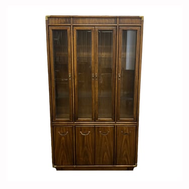 CUSTOMIZABLE: Drexel Campaign China Cabinet / Bookcase 