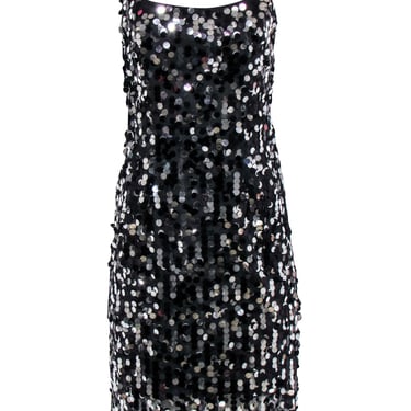 Milly - Black Sequin Mini "Jessie" Dress Sz 6