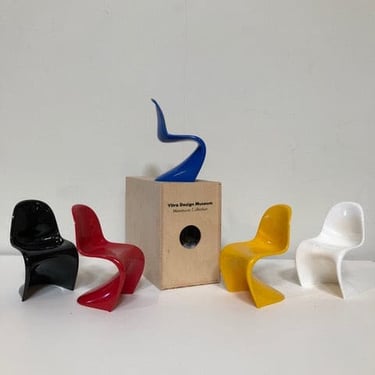 Vitra Miniatures Panton Chairs Set of 5