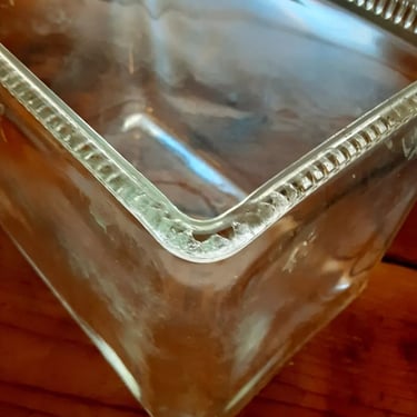 Antique 1920-1930s Clear Glass Wet Battery Box - Car Collector