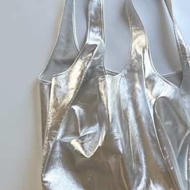 Modern Weaving XL Oversize Shopper - Silver