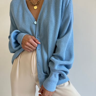 Vintage Carolina Blue Knit Cardigan