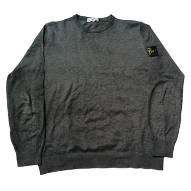 Vintage Stone Island Crewneck Pullover Sweatshirt | Size XL Grey 