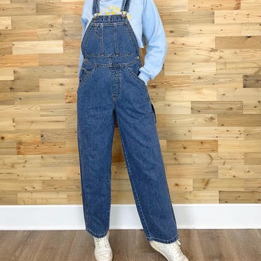 Old Navy Vintage Blue Jean Denim Dungarees Overalls / Size XS 