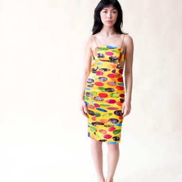 Abstract Print Dress | Todd Oldham SS 1996 